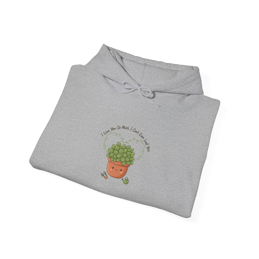 Plant Parent Pun Hoodie | succulent pun sweatshirt, sage cream botanical humor