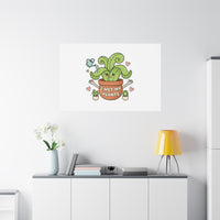 I Wet My Plants Canvas | Plant Parent Humor, Cute Succulent Art