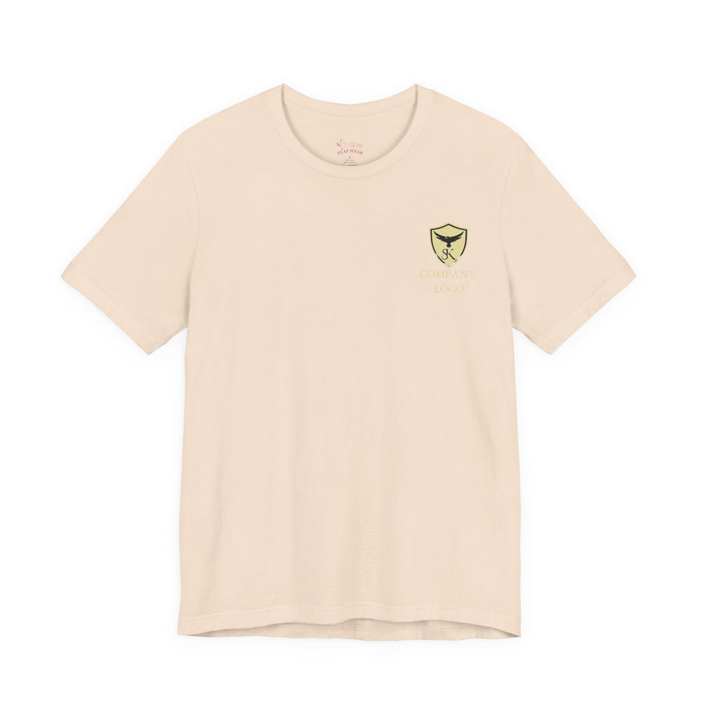 Unisex Jersey Short Sleeve Tee | Custom Company Logo T-shirts, Custom Design Sweatshirts, Personalized Logo Hoodies, Custom Double Sided Print Shirts, Custom Text Shirts