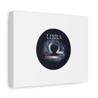 Libra Zodiac Canvas, Astrology Wall Art | Constellation Galaxy Print