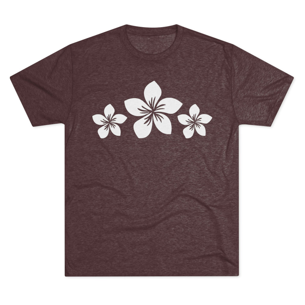 Next Level 6010 | Unisex Tropical Hibiscus Trio – Unisex Tri-Blend Vintage Tee