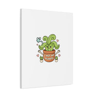 I Wet My Plants Canvas | Plant Parent Humor, Cute Succulent Art