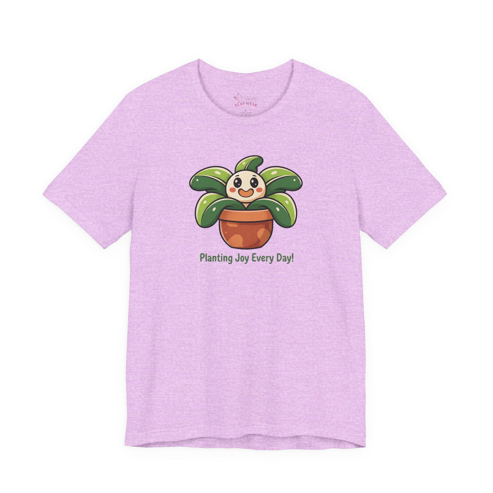 Bella+Canvas3001 | Planting Joy Every Day Tee | Plant Parent Humor, Succulent Pun
