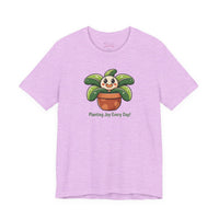 Bella+Canvas3001 | Planting Joy Every Day Tee | Plant Parent Humor, Succulent Pun