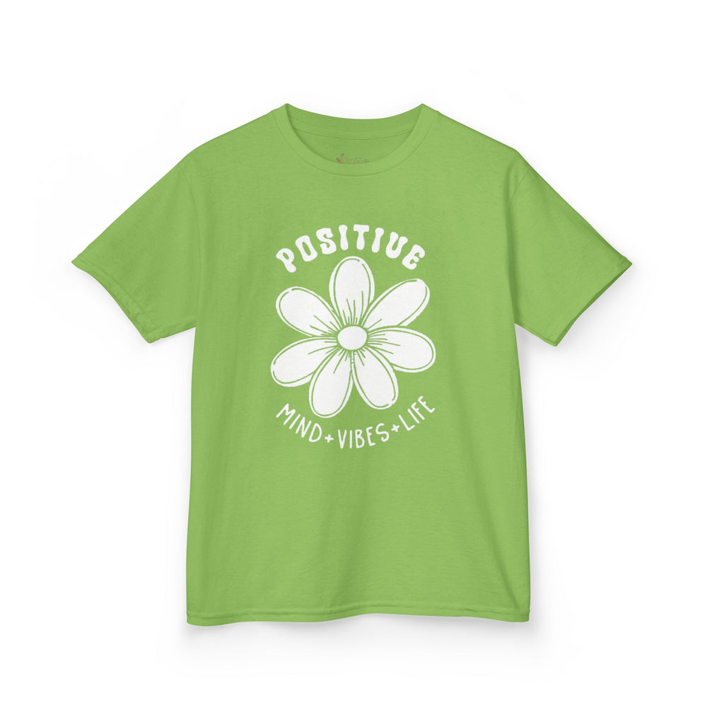 Gildan 5000B | Kids' Positive Vibes Daisy Tee – Mind, Vibes & Life Graphic T-Shirt