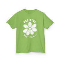 Gildan 5000B | Kids' Positive Vibes Daisy Tee – Mind, Vibes & Life Graphic T-Shirt