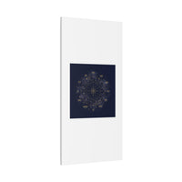 Gold Zodiac Wheel Canvas | Astrology Constellation Art, Cosmic Wall Print