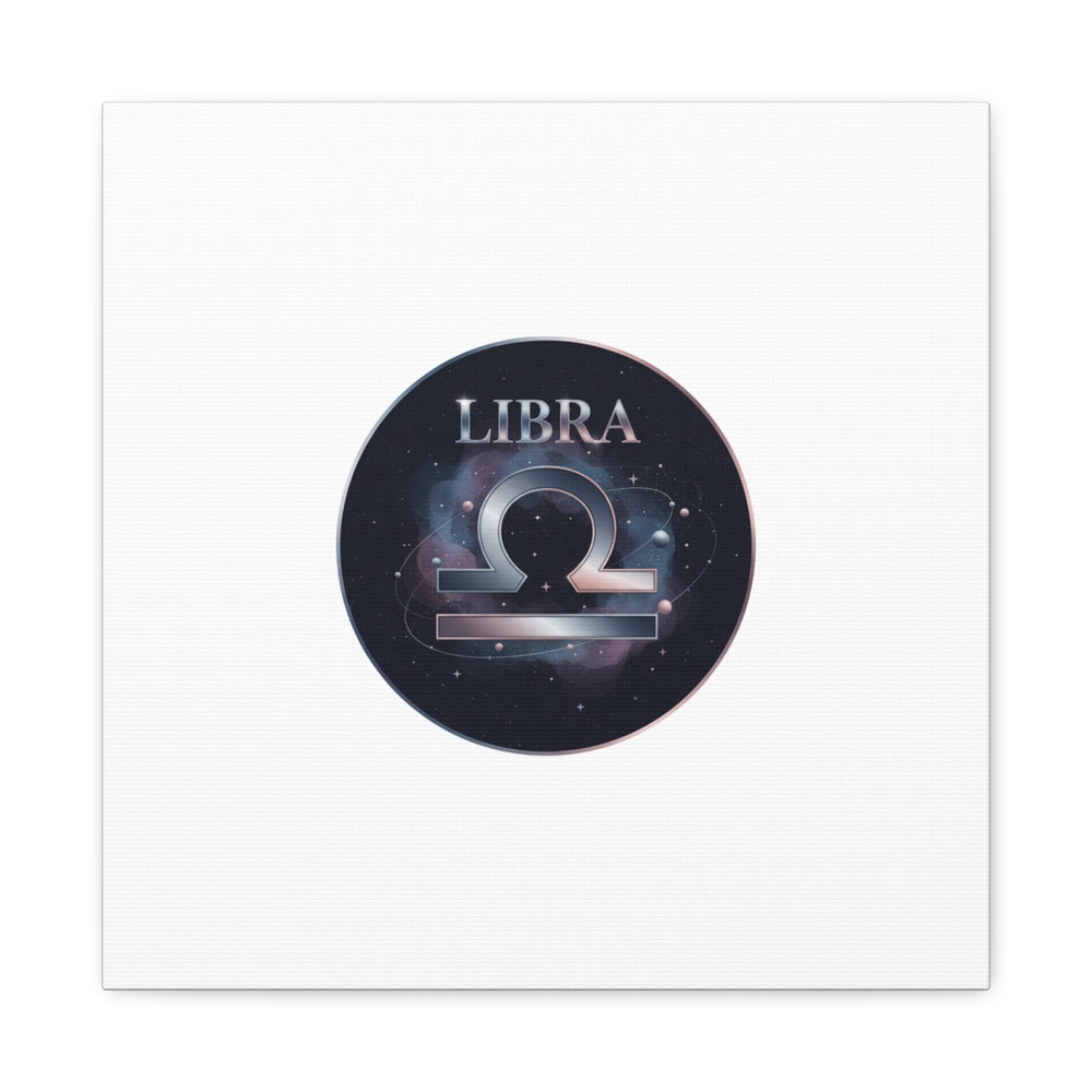Libra Zodiac Canvas, Astrology Wall Art | Constellation Galaxy Print