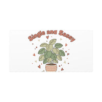 Single and Sassy Canvas, Matte Stretched | Anti‑Valentine, Funny Valentines Poster