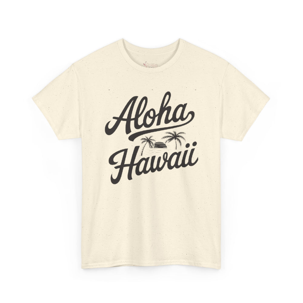 Gildan 5000 | Vintage Aloha Hawaii T-Shirt - Retro Island Paradise Tee - Unisex Hawaiian Vacation Shirt