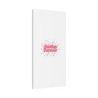 Besties Forever Canvas | Galentine’s Friendship Wall Art, Pink Confetti