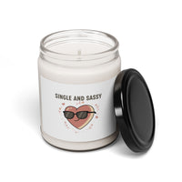 Single and Sassy Candle, Soy Jar | Anti Valentine, Funny Singles