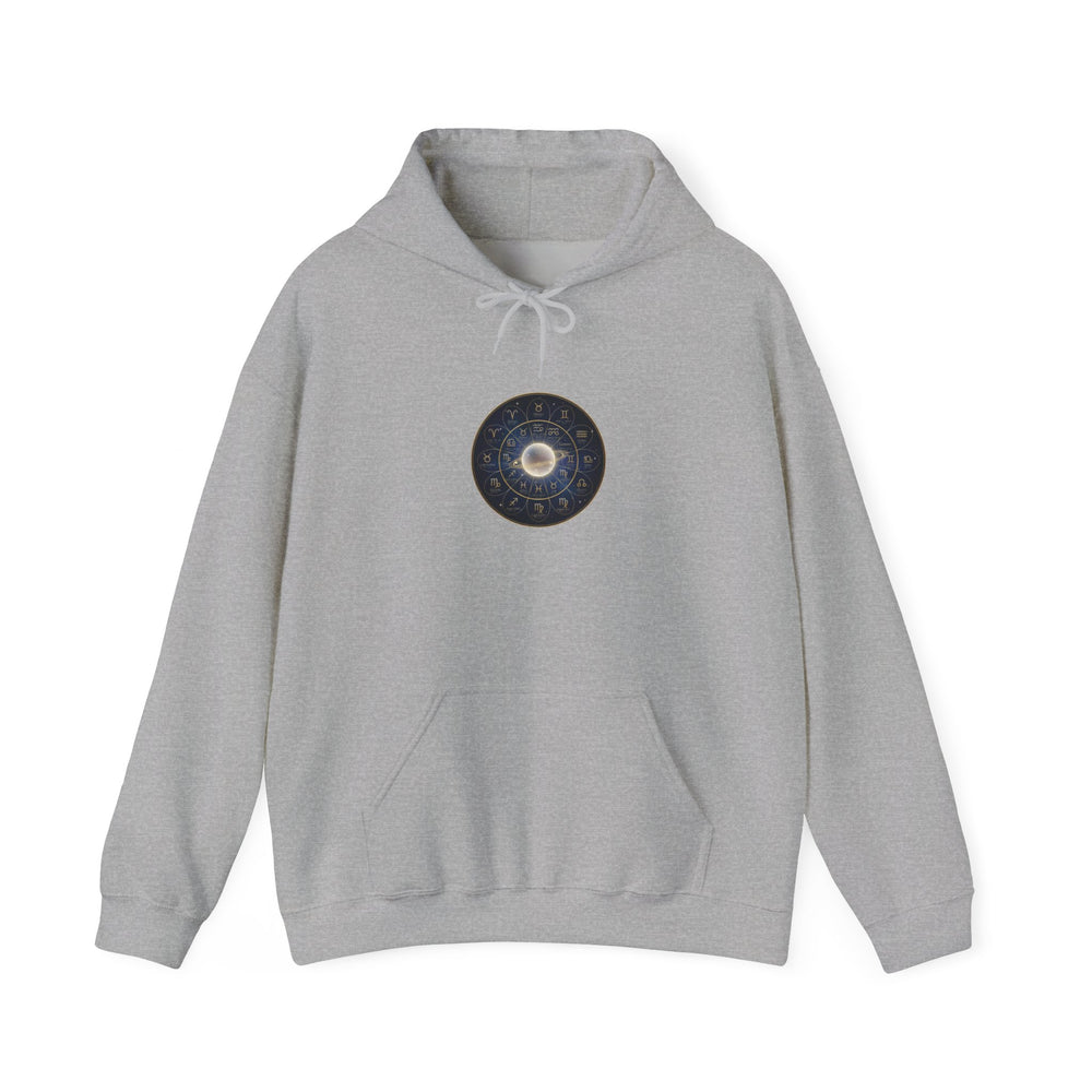 Celestial Constellation Wheel Hoodie | Zodiac Astrology, Galaxy Foil