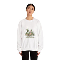I’m Just Here for the Plants Sweatshirt | Plant Parent Humor, Sage Cream Botanical Pun