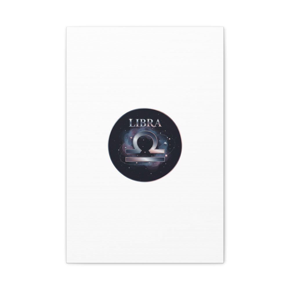 Libra Zodiac Canvas, Astrology Wall Art | Constellation Galaxy Print
