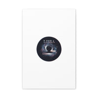 Libra Zodiac Canvas, Astrology Wall Art | Constellation Galaxy Print