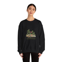 I’m Just Here for the Plants Sweatshirt | Plant Parent Humor, Sage Cream Botanical Pun