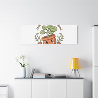 Plant-astic Pun Canvas | Stretched Matte Botanical Wall Art