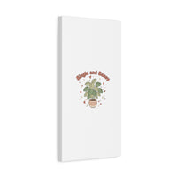 Single and Sassy Canvas, Matte Stretched | Anti‑Valentine, Funny Valentines Poster