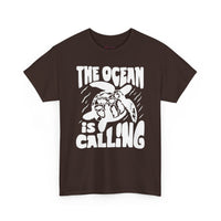 Gildan5000 | Unisex Sea Turtle "The Ocean Is Calling" Tee