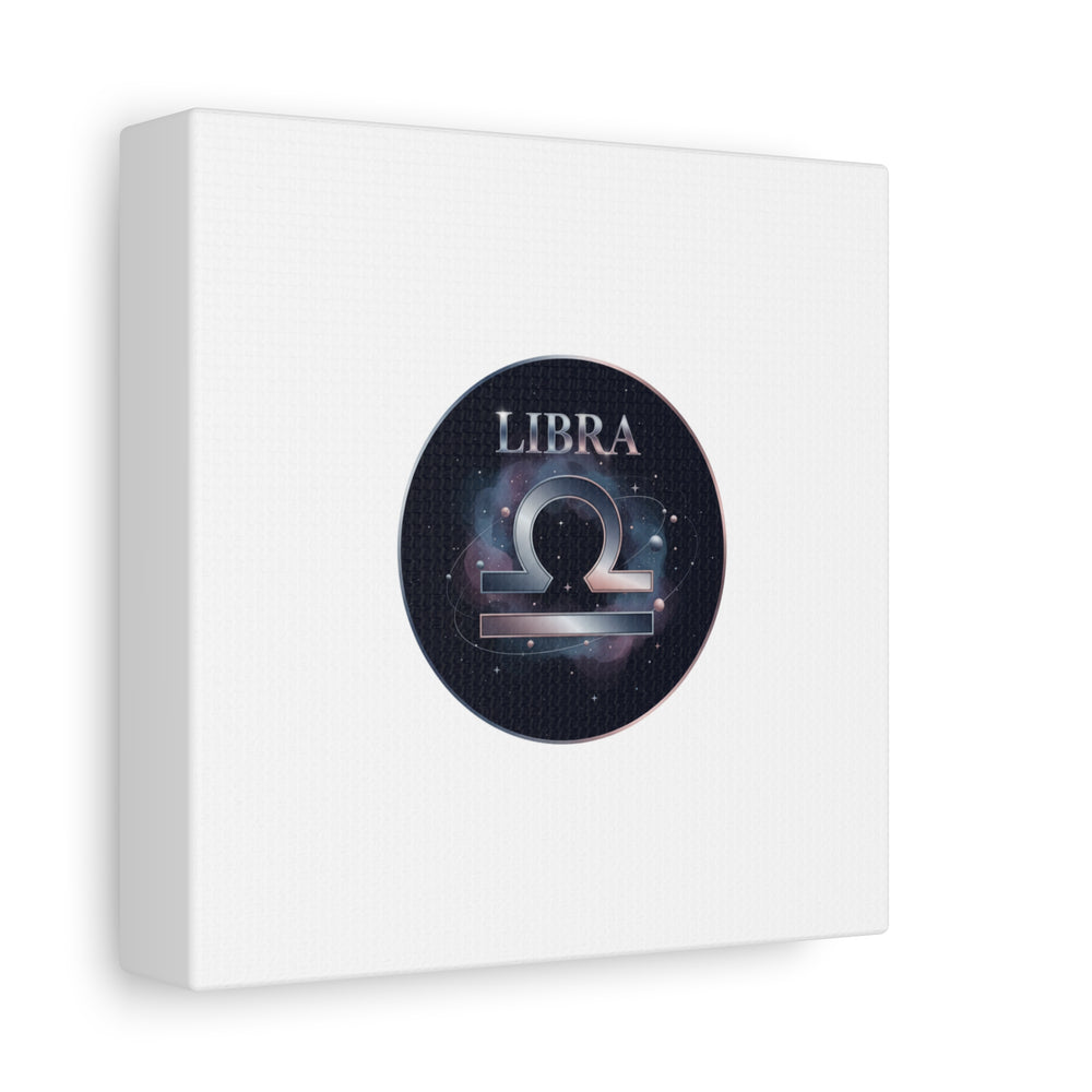 Libra Zodiac Canvas, Astrology Wall Art | Constellation Galaxy Print