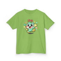 Gildan 5000B | The "Joy" Character Tee: Kids' Joyful Cartoon Character T-Shirt – Bright & Playful Design | Toddler & Youth "Joy" Graphic Tee – Cute Kawaii Style Mascot | Colorful "Joy" Stars & Bubbles...