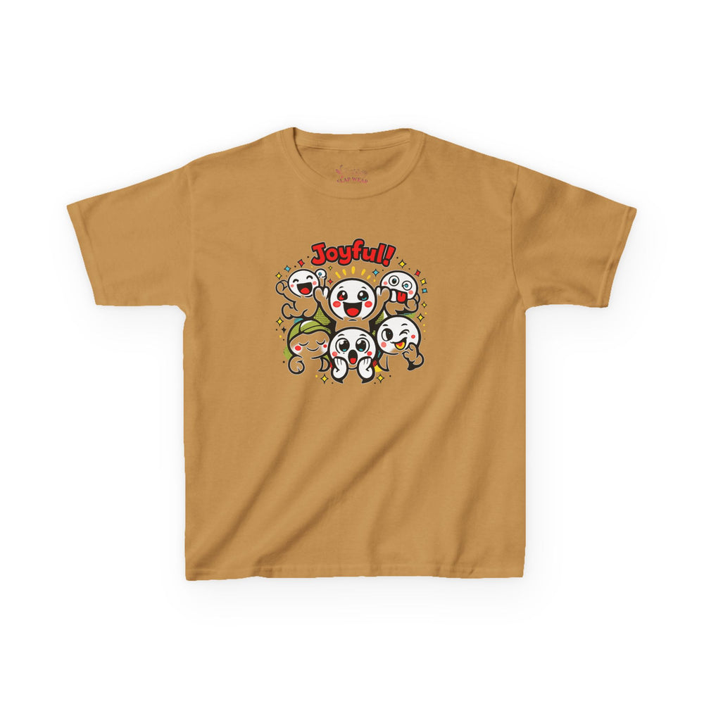 Gildan 5000B | "Joyful Crew" Kids' Premium Cotton Tee – Vibrant Cartoon Graphic T-Shirt