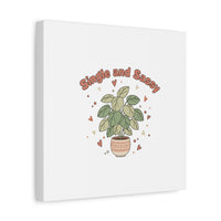 Single and Sassy Canvas, Matte Stretched | Anti‑Valentine, Funny Valentines Poster