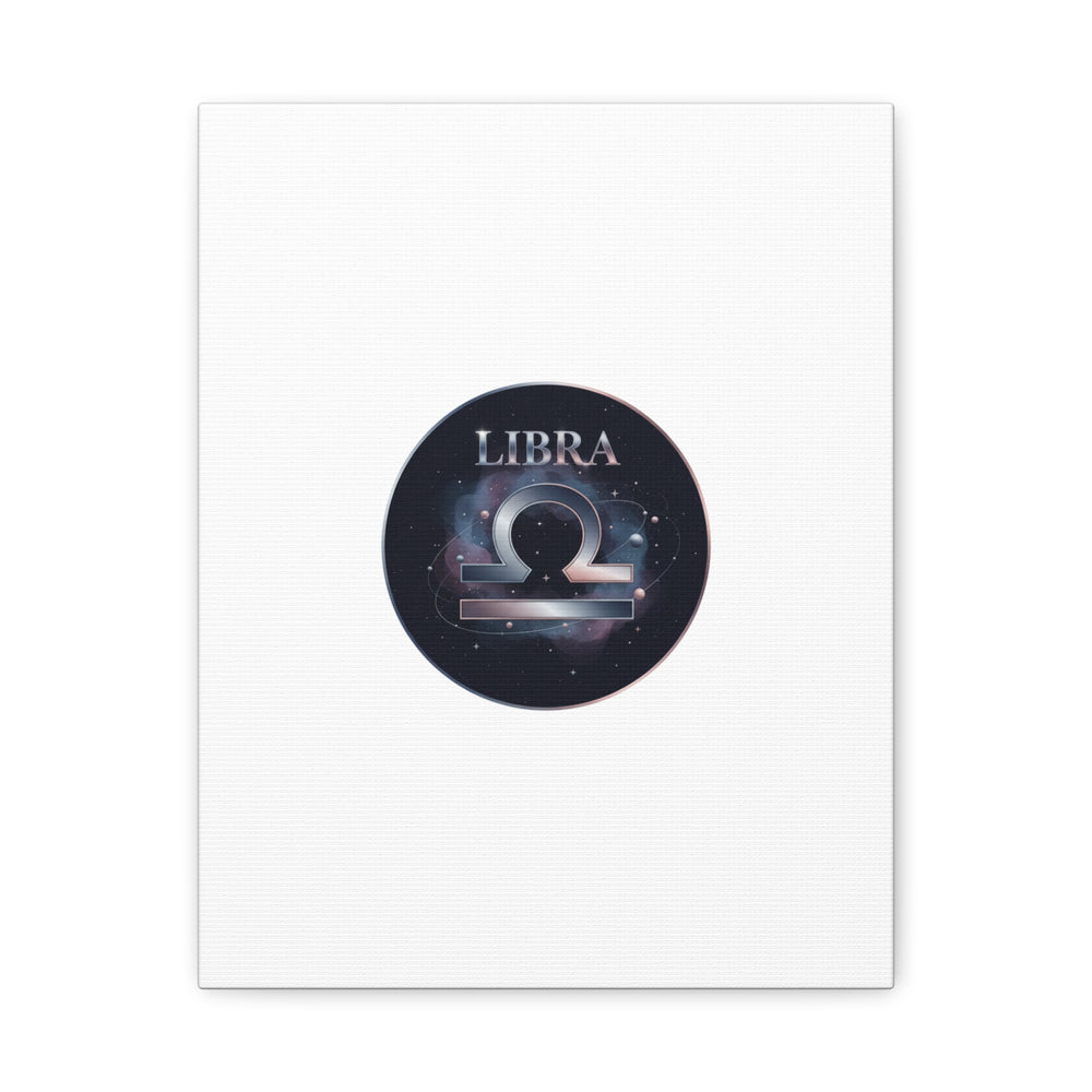 Libra Zodiac Canvas, Astrology Wall Art | Constellation Galaxy Print