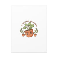Plant-astic Pun Canvas | Stretched Matte Botanical Wall Art