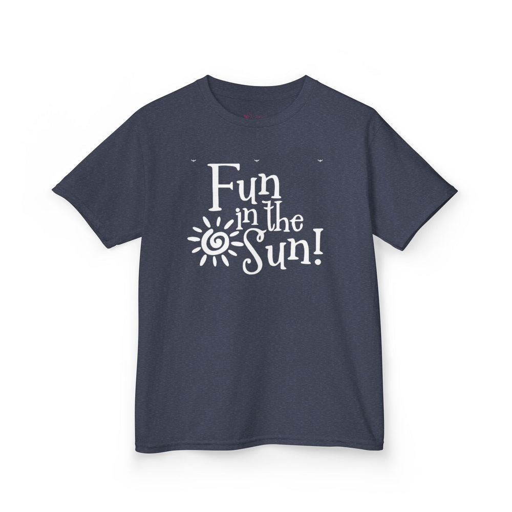 Gildan 5000B | Fun in the Sun Kids' Graphic T-Shirt - Organic Cotton Summer Tee