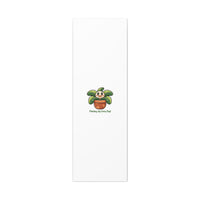 Planting Joy Every Day Canvas | Plant Parent Pun, Sage Cream Botanical Art