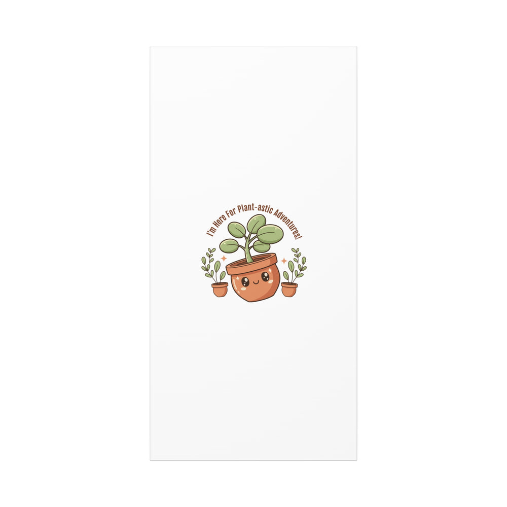 Plant-astic Pun Canvas | Stretched Matte Botanical Wall Art