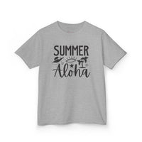 Gildan 5000B | Toddler & Youth Summer Aloha Shirt | Beach Theme Graphic Tee for Boys & Girls