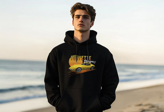 Chevrolet Corvette Unisex Hoodie – Cozy, Relaxed Fit for Women | Available in Multiple Colors and Sizes