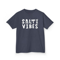 Gildan 5000B | Kids’ "Salty Vibes" Premium Cotton T-Shirt – Tropical Beach & Summer Vacation Tee