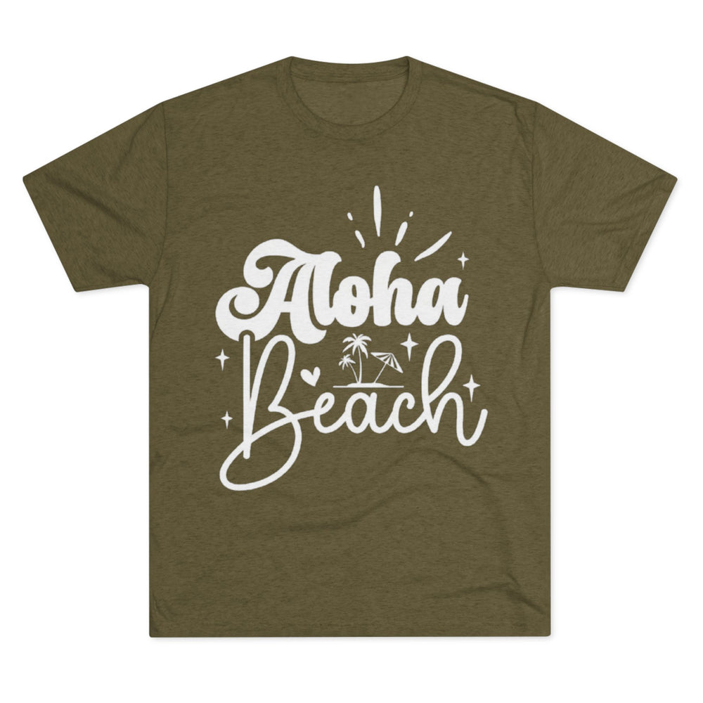 Next Level 6010 | Unisex Aloha Beach Vintage Inspired Unisex Tri-Blend Tee