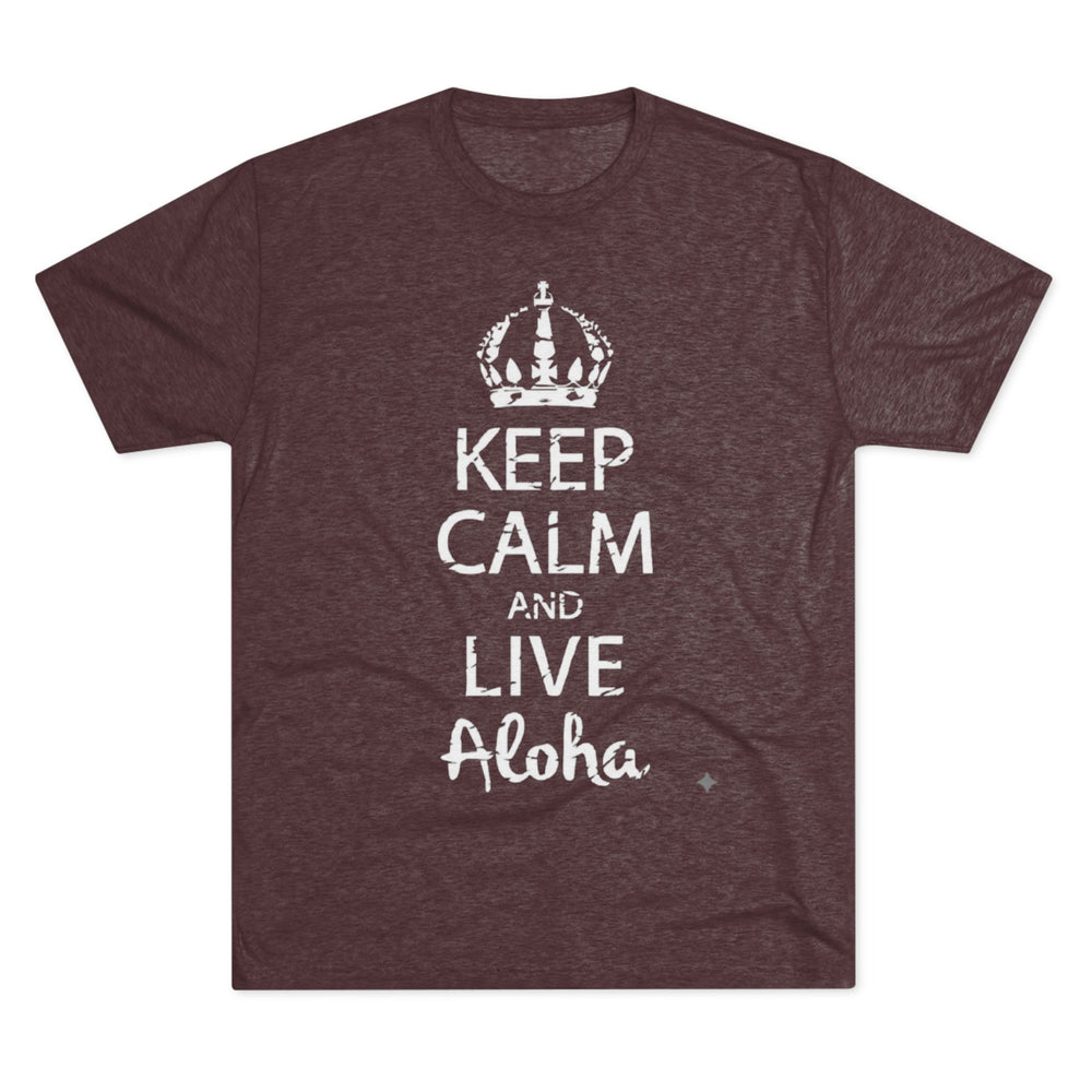 Next Level 6010 | Keep Calm and Live Aloha – Premium Unisex Comfort Tee