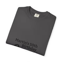 Birthday Crew T-Shirt – Personalized “Martin’s 50th Birthday Crew” Party Tee