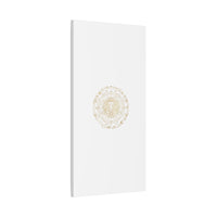 Gold Leo Zodiac Canvas, Astrological Constellation Art | Metallic Lion Wall Art