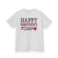 Kids Happy Valentine Day T-Shirt – Youth Valentine’s Day Graphic Tee – Soft Cotton Holiday Shirt for Boys & Girls
