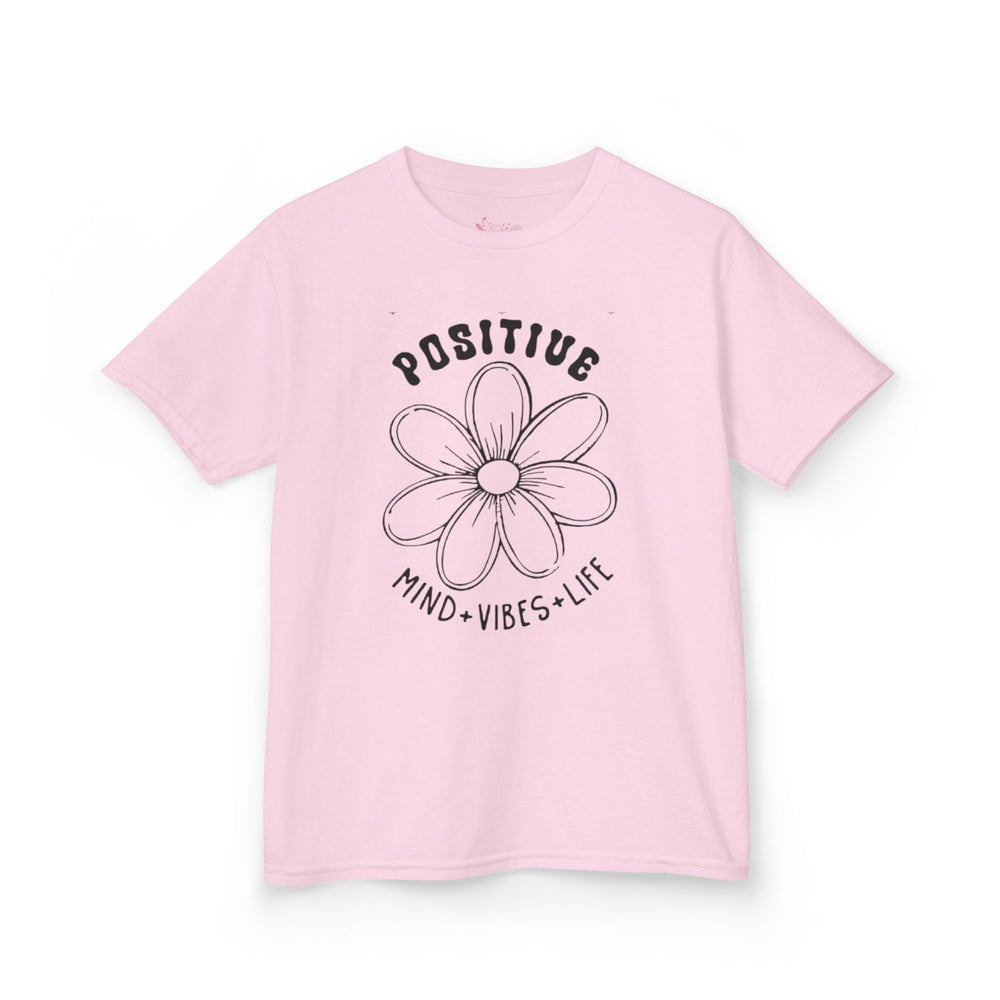 Gildan 5000B | Kids' Positive Vibes Daisy Tee – Mind, Vibes & Life Graphic T-Shirt