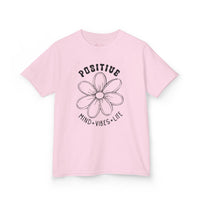 Gildan 5000B | Kids' Positive Vibes Daisy Tee – Mind, Vibes & Life Graphic T-Shirt