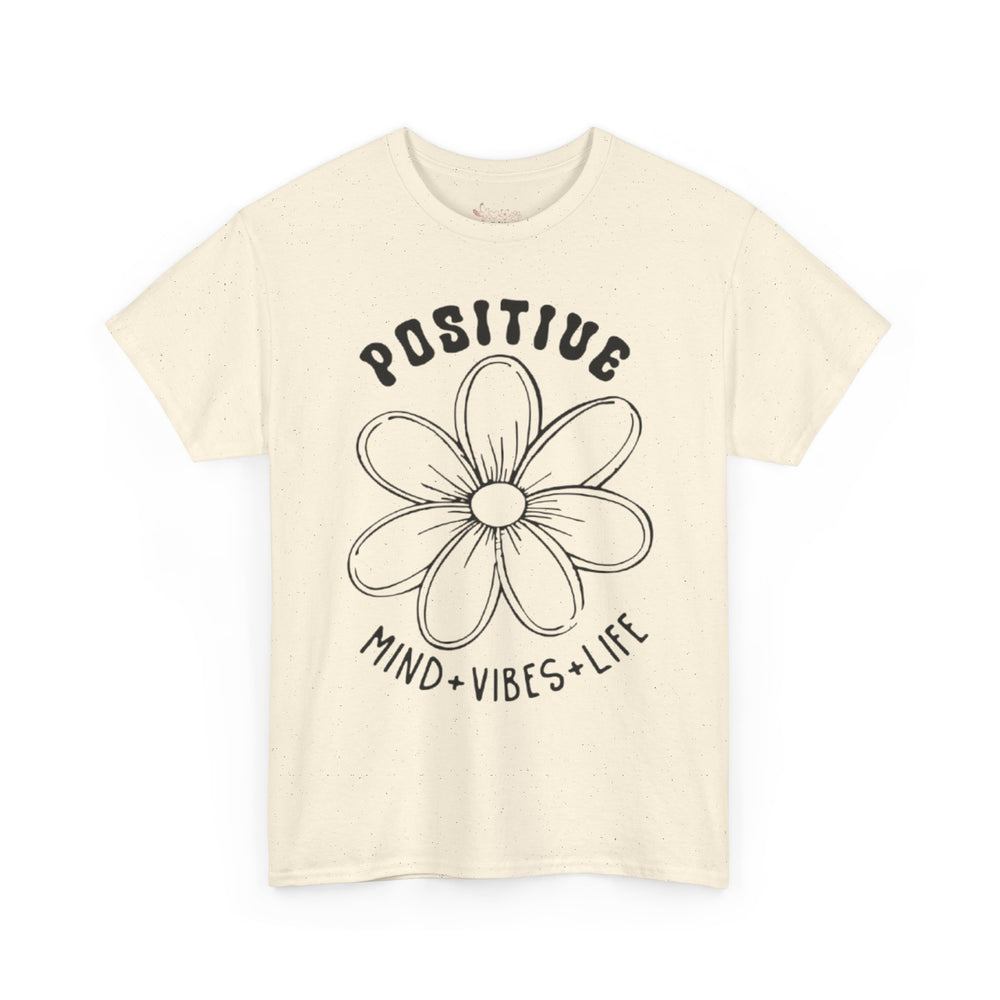 Gildan 5000 | Inspirational Daisy Unisex T-Shirt - Positive Mind, Vibes, Life