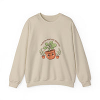 Plant Parent Pun Crewneck Sweatshirt | succulent pun, plant mom apparel
