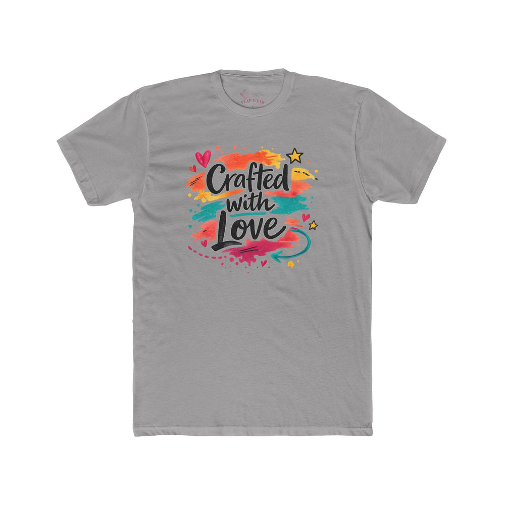 Next Level 3600 | Crafted with Love | Handmade Marker Aesthetic Unisex Jersey Tee | Crafted With Love T-Shirt — Colorful Handcrafted Maker Tee