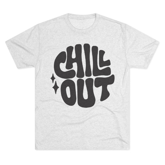 Next Level 6010 | Unisex Vintage 70s Style "Chill Out" Summer Graphic Tee