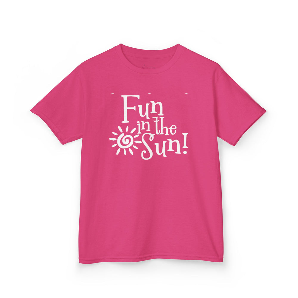 Gildan 5000B | Fun in the Sun Kids' Graphic T-Shirt - Organic Cotton Summer Tee