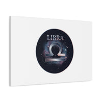 Libra Zodiac Canvas, Astrology Wall Art | Constellation Galaxy Print