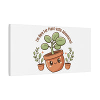 Plant-astic Pun Canvas | Stretched Matte Botanical Wall Art